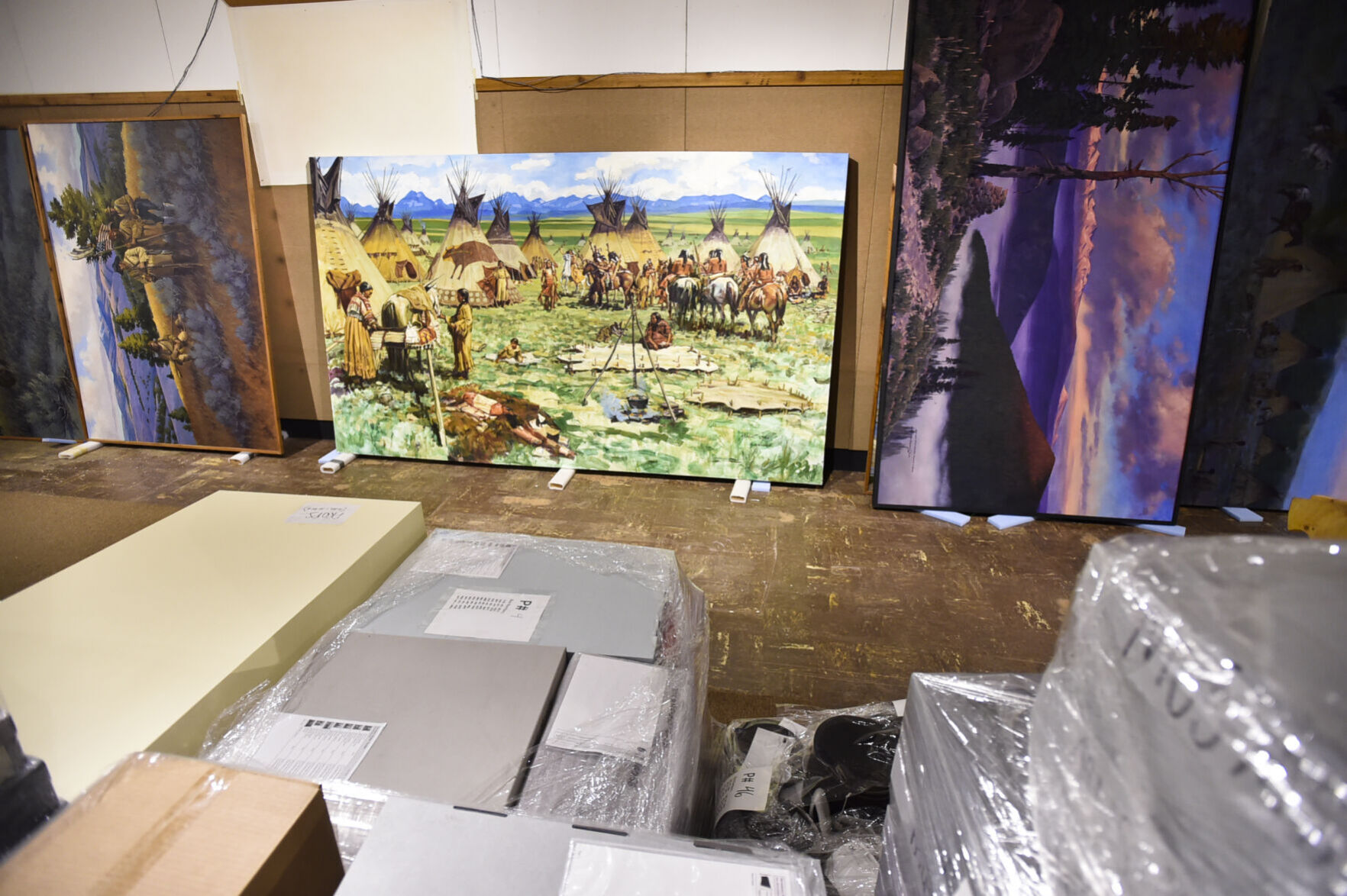 Montana Historical Society packing up